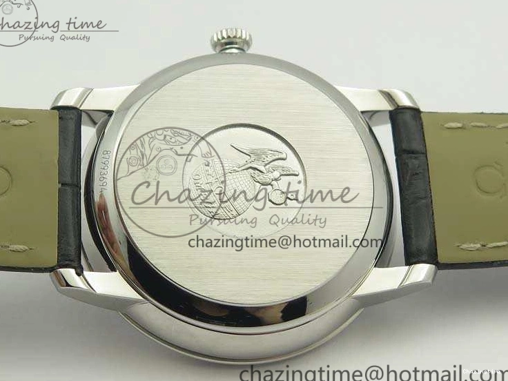 0730 De Ville Prestige Real Power Reserve SS TW 1:1 Best Edition Gray Dial On Leather Strap A SportInspired 8090